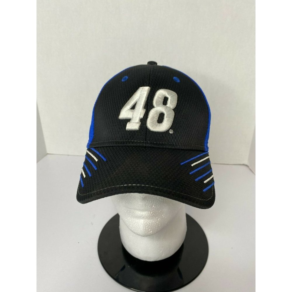 NASCAR Jimmy Johnson #48 Team Lowe Racing Blue Adjustable Strap Back Cap/Hat OS